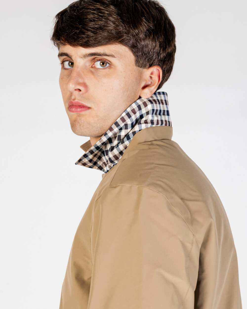 Trench Aquascutum Active SHELL ACTIVE MID TRENCH Beige scuro - Foto 5