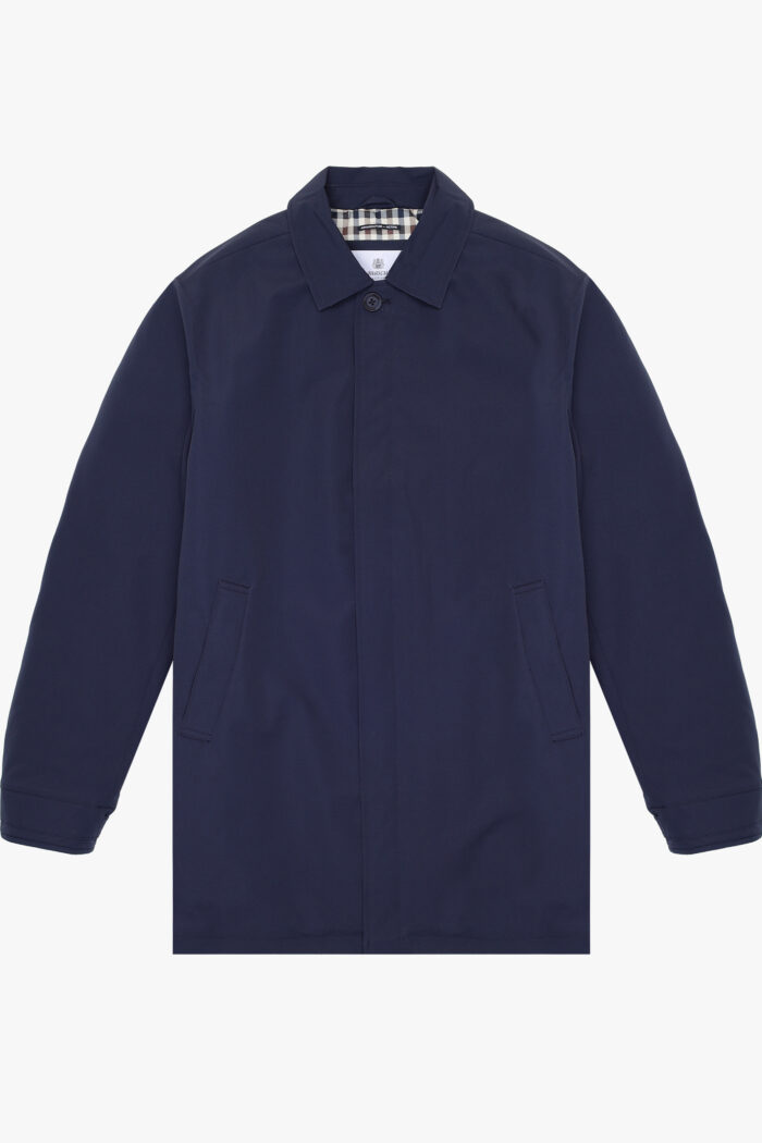 Trench Aquascutum Active SHELL ACTIVE MID TRENCH Blu – AA_ICON_JK009