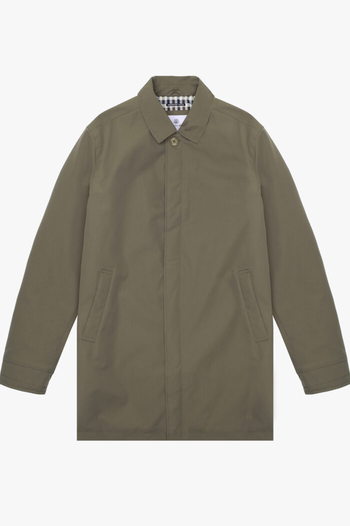 Trench Aquascutum Active SHELL ACTIVE MID TRENCH Verde Oliva – AA_ICON_JK009