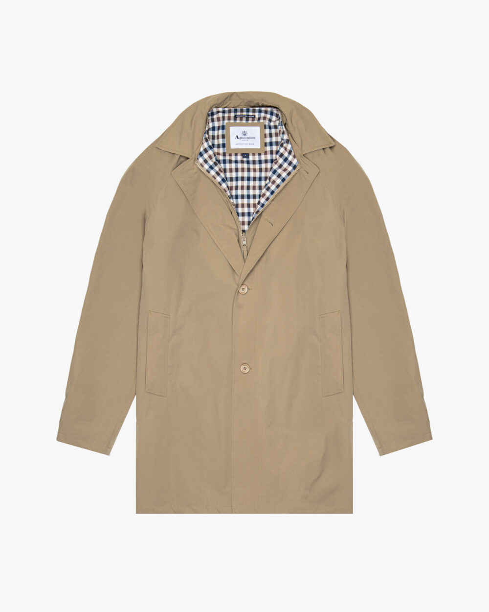 Trench Aquascutum Active SP DETACHABLE TRENCH COAT Beige scuro - Foto 1