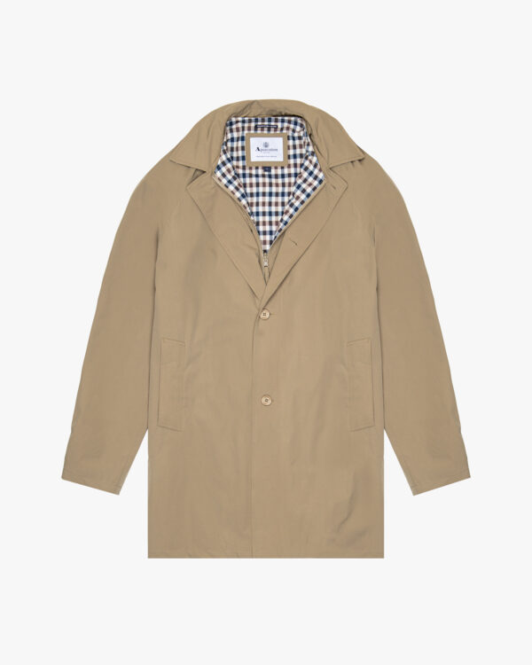 Trench Aquascutum Active SP DETACHABLE TRENCH COAT Beige scuro - Foto 1