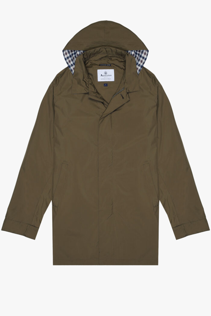 Trench Aquascutum Active PACKABLE TRENCH Verde Oliva