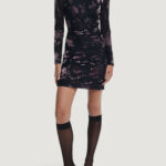 Vestito corto Desigual VEST_MEDORA Nero - Rosa - Foto 1