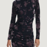 Vestito corto Desigual VEST_MEDORA Nero - Rosa - Foto 2