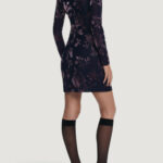 Vestito corto Desigual VEST_MEDORA Nero - Rosa - Foto 4