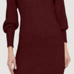 Vestito corto Only ONLKATIA L/S CC KNT Bordeaux - Foto 3