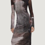 Vestito lungo Desigual VEST_ABYSS_LACROI Marrone - Foto 4