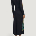 Vestito lungo Desigual VEST_PATCH_FIONA Nero - Foto 3