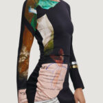 Vestito lungo Desigual VEST_PATCH_FIONA Nero - Foto 4