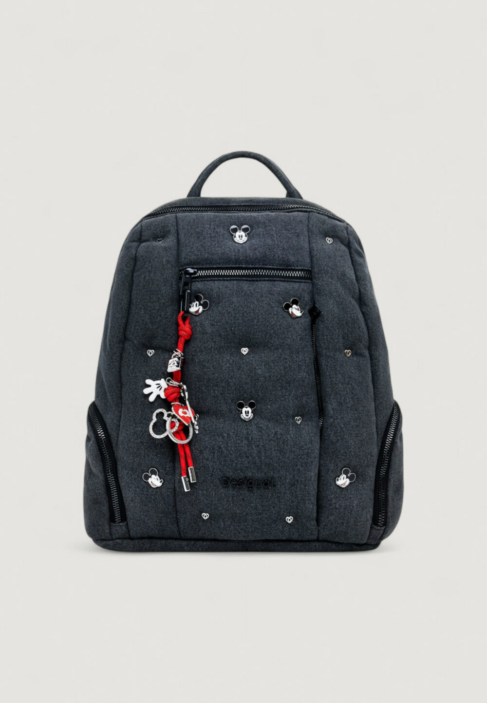 Zaino Desigual BACK_MICKEY STU Grigio - Foto 1